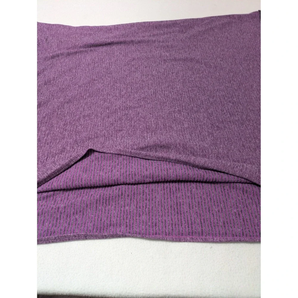 Lululemon Vinyasa Scarf Wrap Infinity Convertible Snap Purple Stripe 60